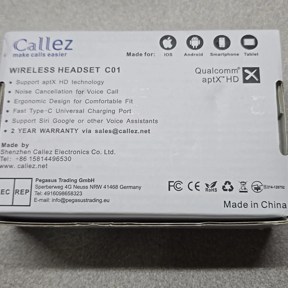 ( 001) Wireless  Bluetooth  ear / headset